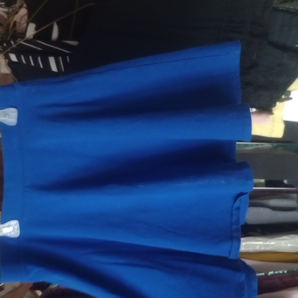 Blue Mid-Skirt